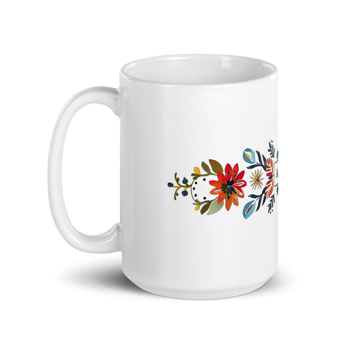 Ander Exclusive Name Art Piece Home Office Work Coffee Mug Mexican Spanish Pride Gift Cup One - Of - A - Kind Calligraphy White Glossy Mug | A4 - Mexicada