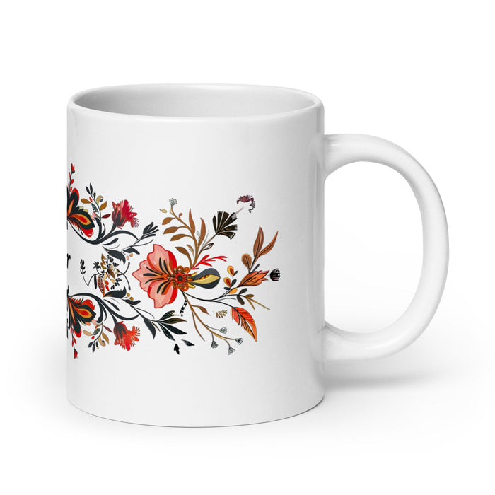 Ander Exclusive Name Art Piece Home Office Work Coffee Mug Mexican Spanish Pride Gift Cup One - Of - A - Kind Calligraphy White Glossy Mug | A7 - Mexicada