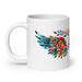 Angel Exclusive Name Art Piece Home Office Work Coffee Mug Mexican Spanish Pride Gift Cup One-Of-A-Kind Calligraphy White Glossy Mug | A4 Mexicada