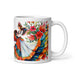 Ángela Exclusive Name Art Piece Home Office Work Coffee Mug Mexican Spanish Pride Gift Cup One - Of - A - Kind Calligraphy White Glossy Mug | Á17 - Mexicada