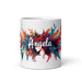 Ángela Exclusive Name Art Piece Home Office Work Coffee Mug Mexican Spanish Pride Gift Cup One - Of - A - Kind Calligraphy White Glossy Mug | Á34 - Mexicada