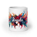 Ángela Exclusive Name Art Piece Home Office Work Coffee Mug Mexican Spanish Pride Gift Cup One-Of-A-Kind Calligraphy White Glossy Mug | Á34 Mexicada