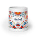 Aníbal Exclusive Name Art Piece Home Office Work Coffee Mug Mexican Spanish Pride Gift Cup One-Of-A-Kind Calligraphy White Glossy Mug | A7 Mexicada