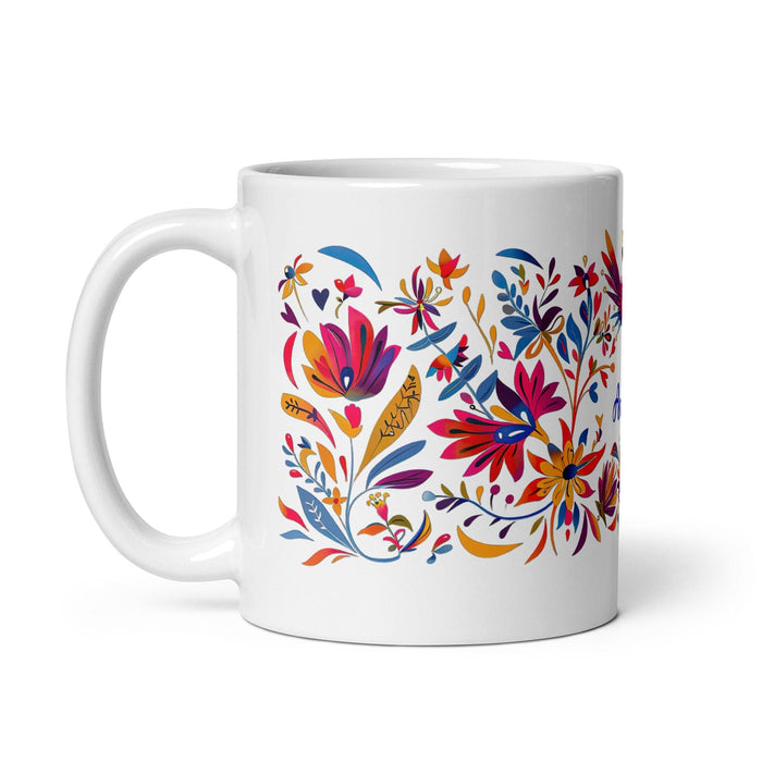 Aníbal Exclusive Name Art Piece Home Office Work Coffee Mug Mexican Spanish Pride Gift Cup One-Of-A-Kind Calligraphy White Glossy Mug | A8 Mexicada