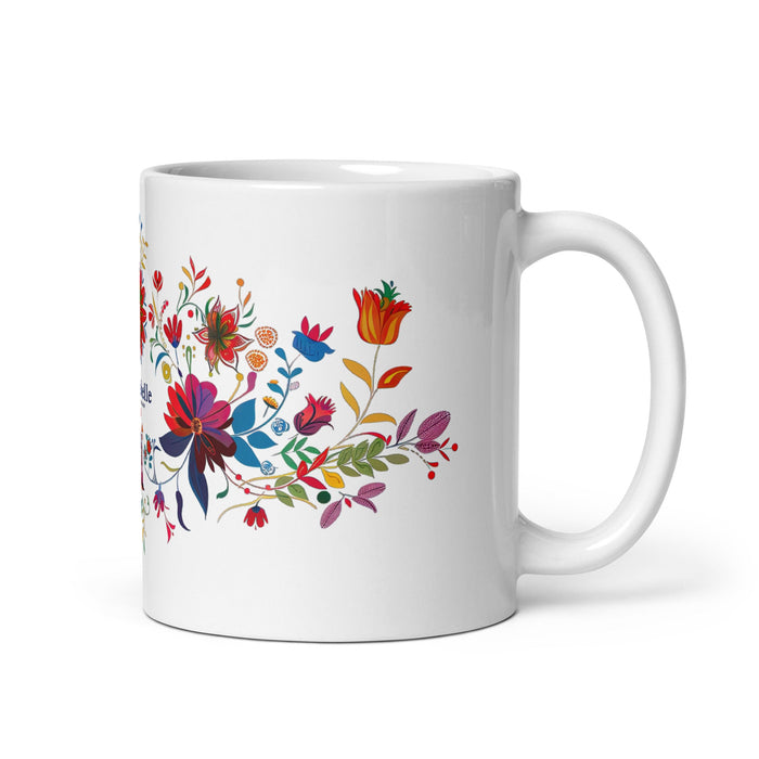 Annabelle Exclusive Name Art Piece Home Office Work Coffee Mug Mexican Spanish Pride Gift Cup One - Of - A - Kind Calligraphy White Glossy Mug | A1 - Mexicada