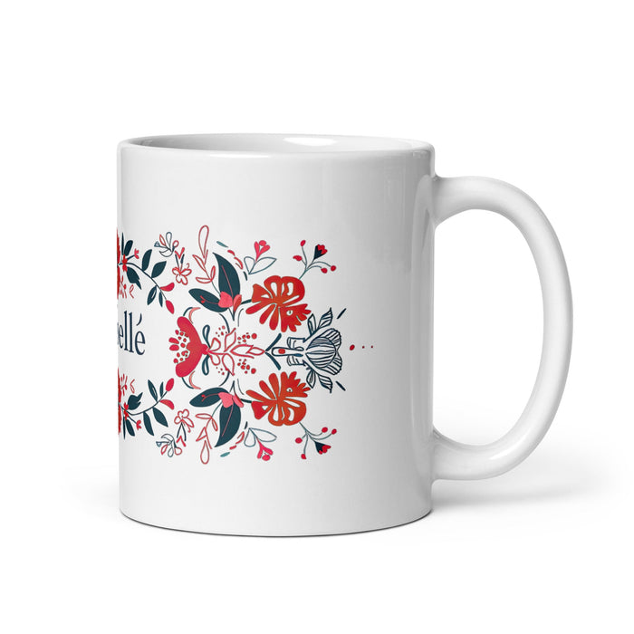 Annabelle Exclusive Name Art Piece Home Office Work Coffee Mug Mexican Spanish Pride Gift Cup One - Of - A - Kind Calligraphy White Glossy Mug | A2 - Mexicada