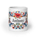 Anthony Exclusive Name Art Piece Home Office Work Coffee Mug Mexican Spanish Pride Gift Cup One - Of - A - Kind Calligraphy White Glossy Mug | A3 - Mexicada