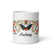 Anthony Exclusive Name Art Piece Home Office Work Coffee Mug Mexican Spanish Pride Gift Cup One - Of - A - Kind Calligraphy White Glossy Mug | A8 - Mexicada