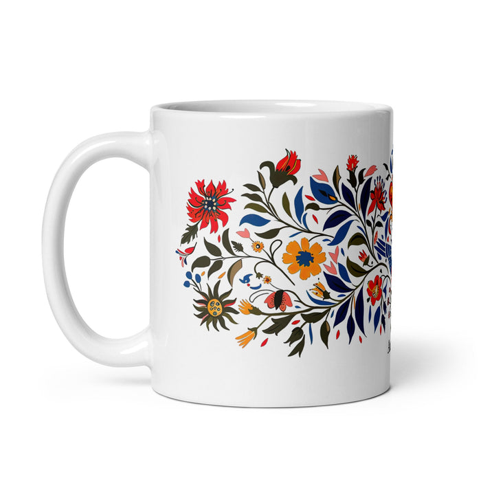 Antonio Exclusive Name Art Piece Home Office Work Coffee Mug Mexican Spanish Pride Gift Cup One - Of - A - Kind Calligraphy White Glossy Mug | A1 - Mexicada