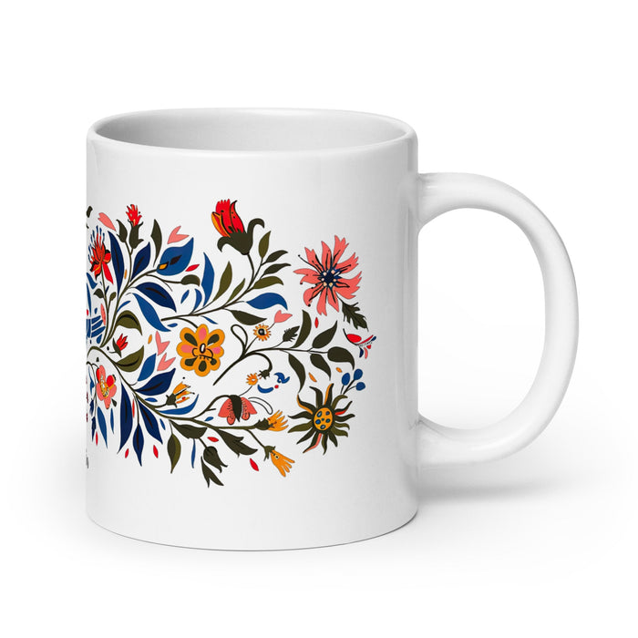 Antonio Exclusive Name Art Piece Home Office Work Coffee Mug Mexican Spanish Pride Gift Cup One - Of - A - Kind Calligraphy White Glossy Mug | A1 - Mexicada