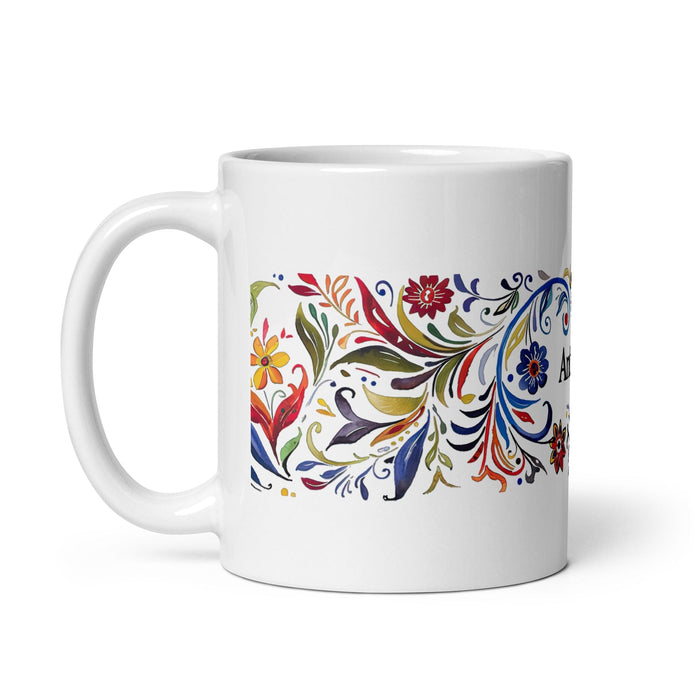 Antonio Exclusive Name Art Piece Home Office Work Coffee Mug Mexican Spanish Pride Gift Cup One-Of-A-Kind Calligraphy White Glossy Mug | A13 Mexicada