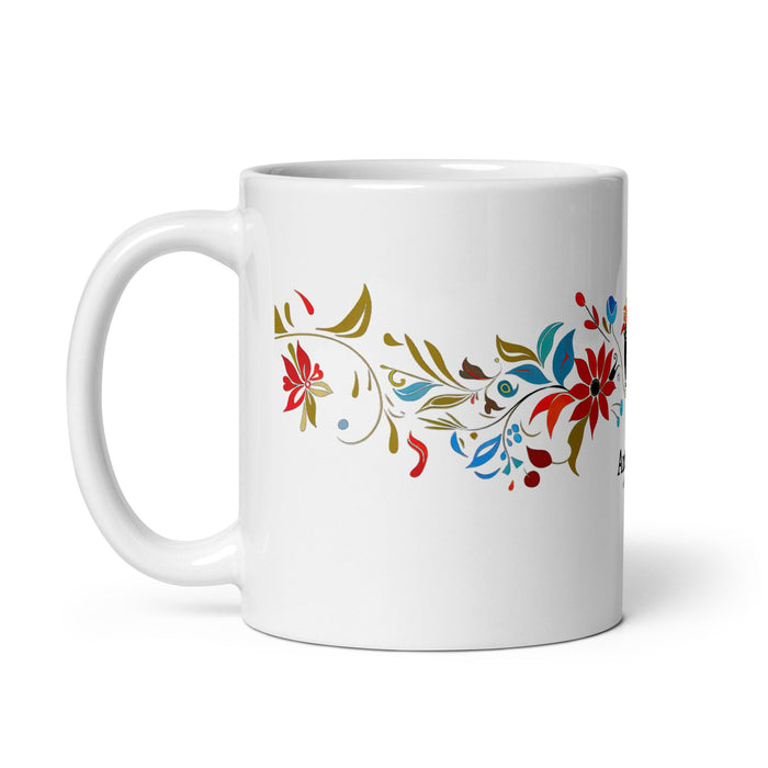 Antonio Exclusive Name Art Piece Home Office Work Coffee Mug Mexican Spanish Pride Gift Cup One - Of - A - Kind Calligraphy White Glossy Mug | A2 - Mexicada