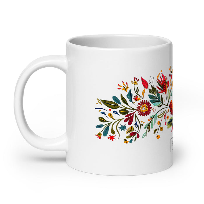 Antonio Exclusive Name Art Piece Home Office Work Coffee Mug Mexican Spanish Pride Gift Cup One - Of - A - Kind Calligraphy White Glossy Mug | A23 - Mexicada