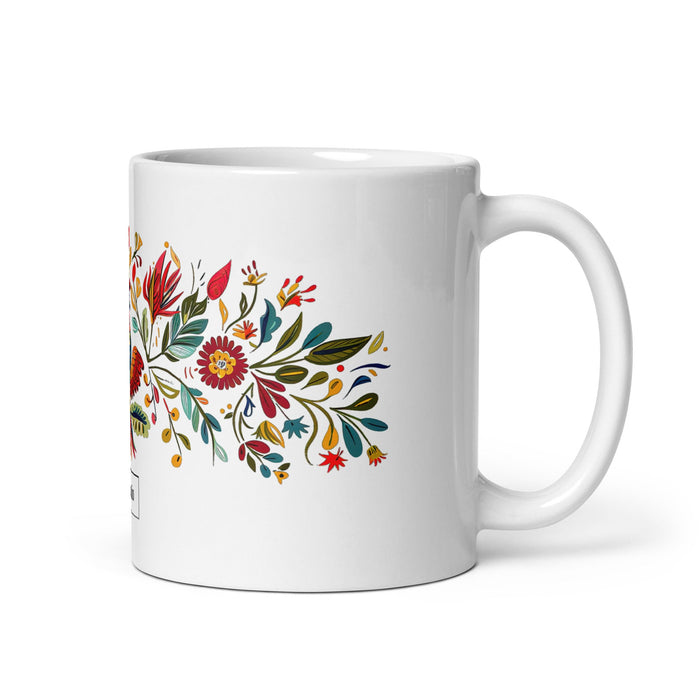 Antonio Exclusive Name Art Piece Home Office Work Coffee Mug Mexican Spanish Pride Gift Cup One - Of - A - Kind Calligraphy White Glossy Mug | A23 - Mexicada