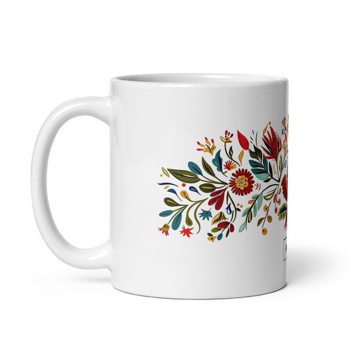 Antonio Exclusive Name Art Piece Home Office Work Coffee Mug Mexican Spanish Pride Gift Cup One-Of-A-Kind Calligraphy White Glossy Mug | A23 Mexicada