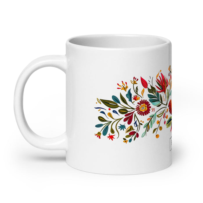 Antonio Exclusive Name Art Piece Home Office Work Coffee Mug Mexican Spanish Pride Gift Cup One-Of-A-Kind Calligraphy White Glossy Mug | A23 Mexicada