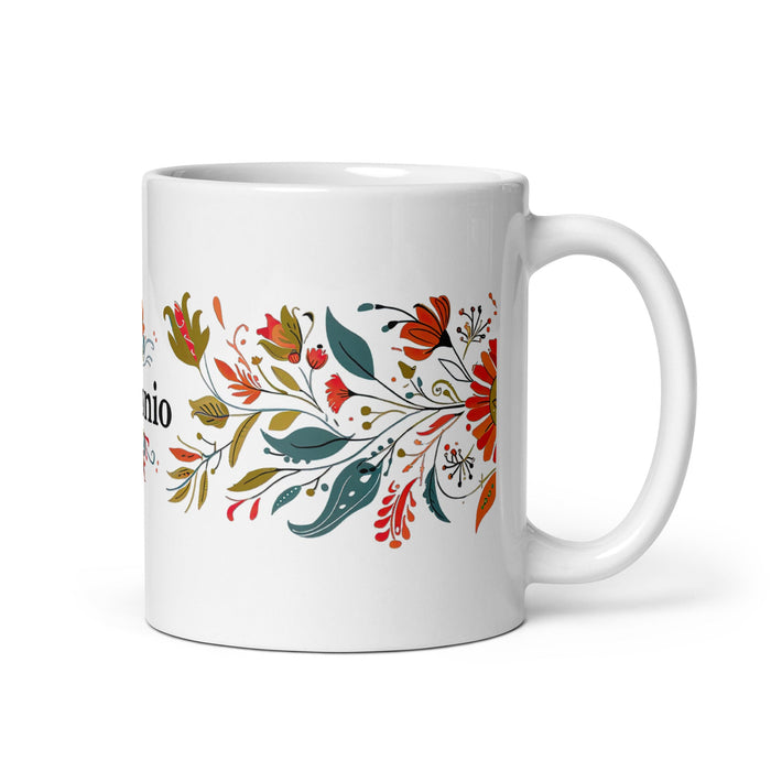 Antonio Exclusive Name Art Piece Home Office Work Coffee Mug Mexican Spanish Pride Gift Cup One - Of - A - Kind Calligraphy White Glossy Mug | A24 - Mexicada