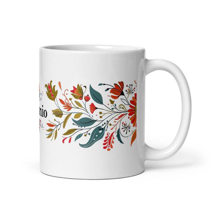 Antonio Exclusive Name Art Piece Home Office Work Coffee Mug Mexican Spanish Pride Gift Cup One-Of-A-Kind Calligraphy White Glossy Mug | A24 Mexicada 11 oz