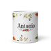 Antonio Exclusive Name Art Piece Home Office Work Coffee Mug Mexican Spanish Pride Gift Cup One - Of - A - Kind Calligraphy White Glossy Mug | A4 - Mexicada