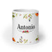 Antonio Exclusive Name Art Piece Home Office Work Coffee Mug Mexican Spanish Pride Gift Cup One-Of-A-Kind Calligraphy White Glossy Mug | A4 Mexicada