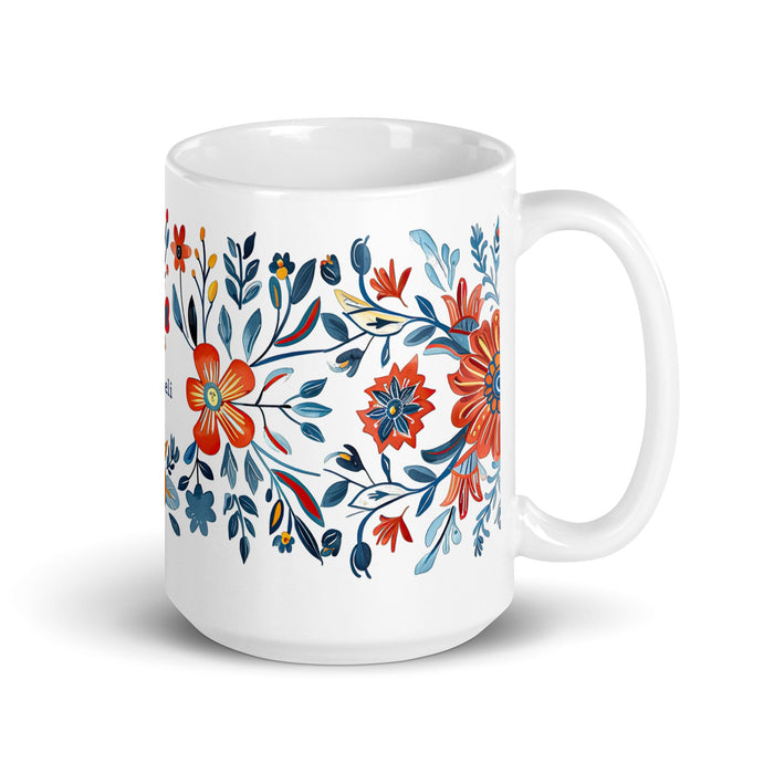 Araceli Exclusive Name Art Piece Home Office Work Coffee Mug Mexican Spanish Pride Gift Cup One - Of - A - Kind Calligraphy White Glossy Mug | A1 - Mexicada