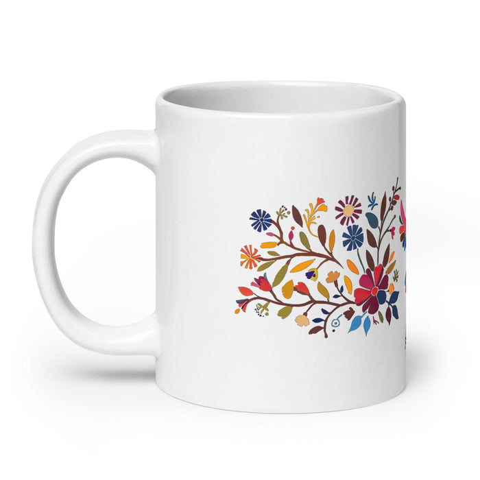 Araceli Exclusive Name Art Piece Home Office Work Coffee Mug Mexican Spanish Pride Gift Cup One - Of - A - Kind Calligraphy White Glossy Mug | A13 - Mexicada