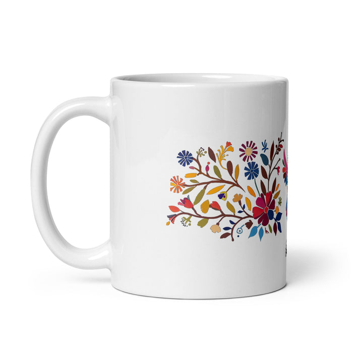 Araceli Exclusive Name Art Piece Home Office Work Coffee Mug Mexican Spanish Pride Gift Cup One - Of - A - Kind Calligraphy White Glossy Mug | A13 - Mexicada