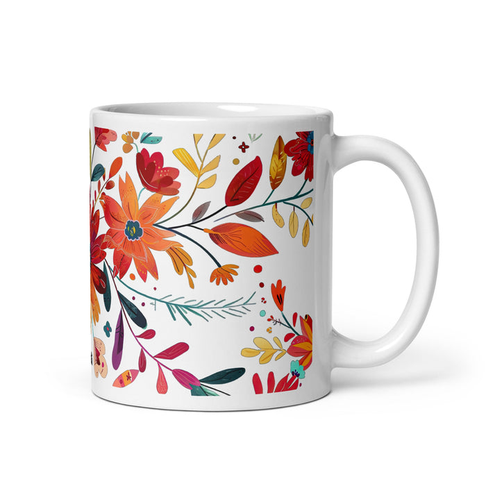 Araceli Exclusive Name Art Piece Home Office Work Coffee Mug Mexican Spanish Pride Gift Cup One - Of - A - Kind Calligraphy White Glossy Mug | A14 - Mexicada