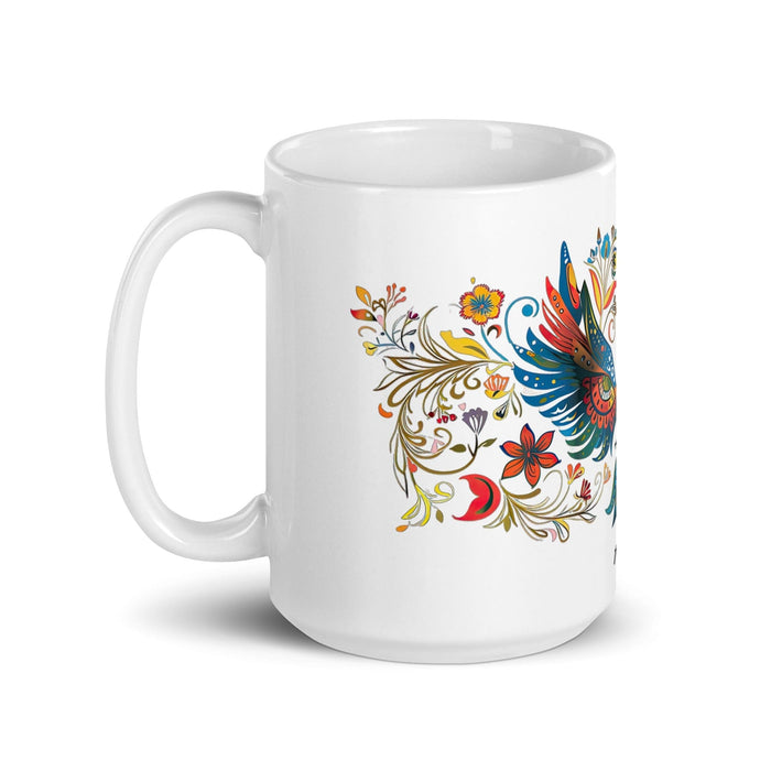 Araceli Exclusive Name Art Piece Home Office Work Coffee Mug Mexican Spanish Pride Gift Cup One-Of-A-Kind Calligraphy White Glossy Mug | A19 Mexicada