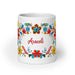 Araceli Exclusive Name Art Piece Home Office Work Coffee Mug Mexican Spanish Pride Gift Cup One - Of - A - Kind Calligraphy White Glossy Mug | A3 - Mexicada