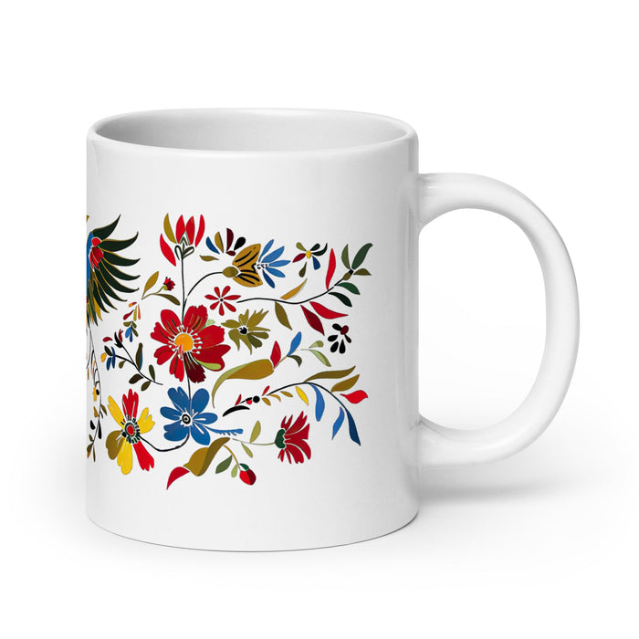 Araceli Exclusive Name Art Piece Home Office Work Coffee Mug Mexican Spanish Pride Gift Cup One - Of - A - Kind Calligraphy White Glossy Mug | A7 - Mexicada