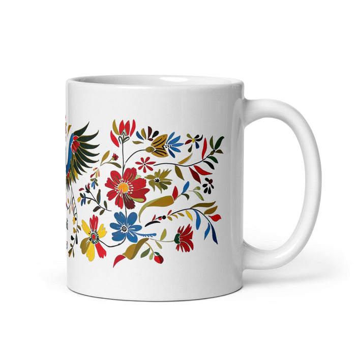 Araceli Exclusive Name Art Piece Home Office Work Coffee Mug Mexican Spanish Pride Gift Cup One-Of-A-Kind Calligraphy White Glossy Mug | A7 Mexicada 11 oz