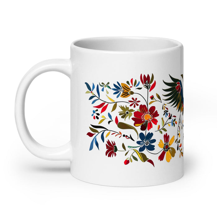 Araceli Exclusive Name Art Piece Home Office Work Coffee Mug Mexican Spanish Pride Gift Cup One-Of-A-Kind Calligraphy White Glossy Mug | A7 Mexicada