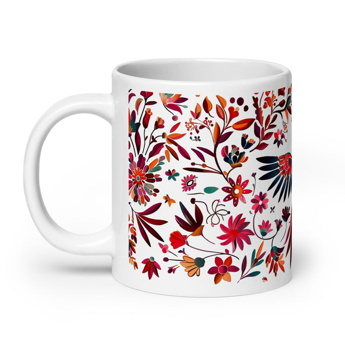 Araceli Exclusive Name Art Piece Home Office Work Coffee Mug Mexican Spanish Pride Gift Cup One - Of - A - Kind Calligraphy White Glossy Mug | A8 - Mexicada