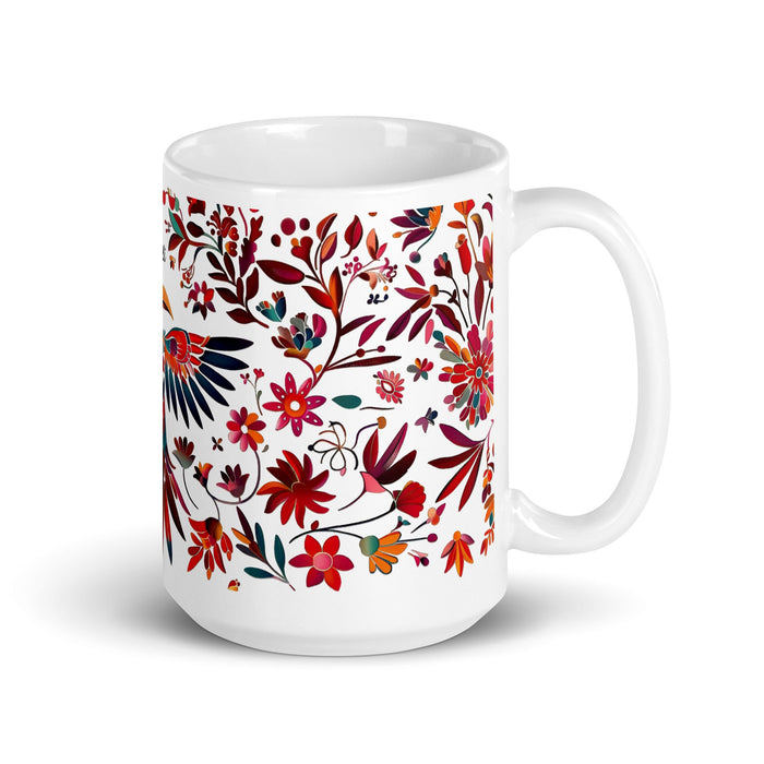 Araceli Exclusive Name Art Piece Home Office Work Coffee Mug Mexican Spanish Pride Gift Cup One - Of - A - Kind Calligraphy White Glossy Mug | A8 - Mexicada