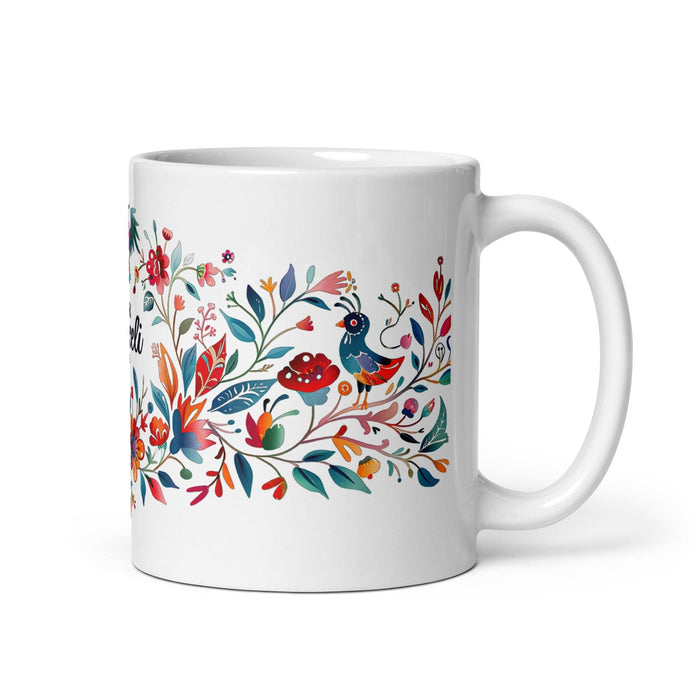 Araceli Exclusive Name Art Piece Home Office Work Coffee Mug Mexican Spanish Pride Gift Cup One-Of-A-Kind Calligraphy White Glossy Mug | A9 Mexicada 11 oz