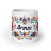 Aranza Exclusive Name Art Piece Home Office Work Coffee Mug Mexican Spanish Pride Gift Cup One-Of-A-Kind Calligraphy White Glossy Mug | A18 Mexicada