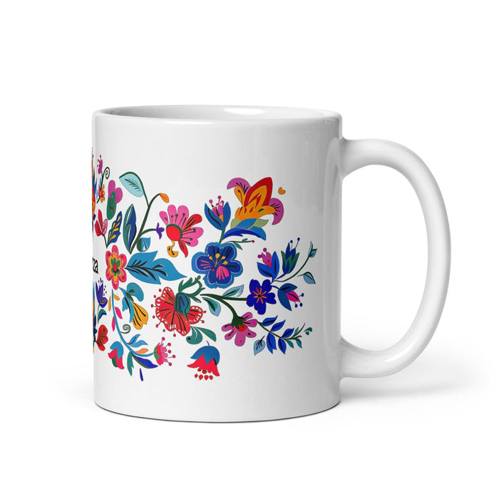 Aranza Exclusive Name Art Piece Home Office Work Coffee Mug Mexican Spanish Pride Gift Cup One-Of-A-Kind Calligraphy White Glossy Mug | A20 Mexicada 11 oz