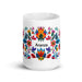 Aranza Exclusive Name Art Piece Home Office Work Coffee Mug Mexican Spanish Pride Gift Cup One-Of-A-Kind Calligraphy White Glossy Mug | A20 Mexicada