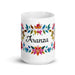 Aranza Exclusive Name Art Piece Home Office Work Coffee Mug Mexican Spanish Pride Gift Cup One-Of-A-Kind Calligraphy White Glossy Mug | A21 Mexicada