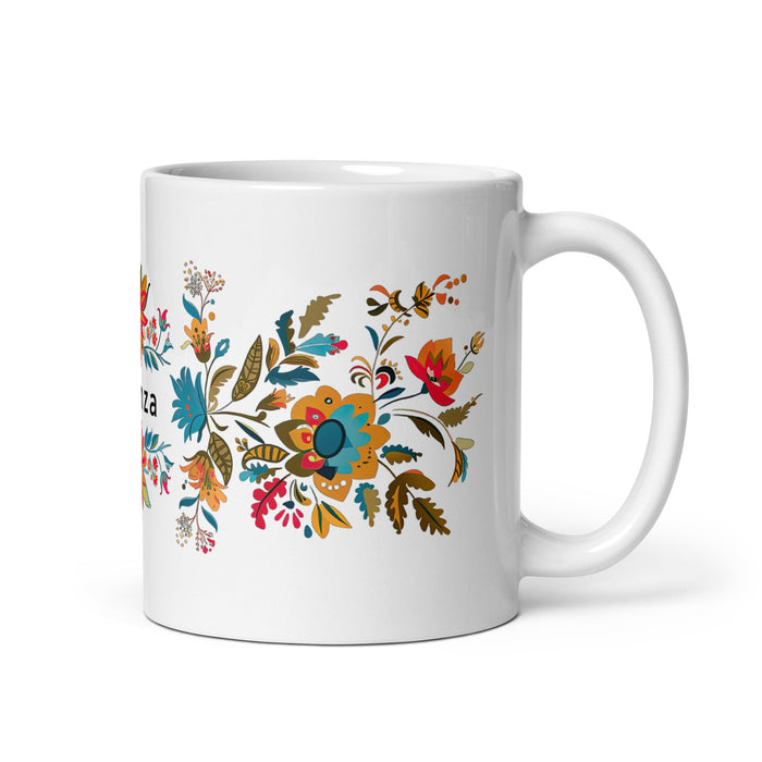 Aranza Exclusive Name Art Piece Home Office Work Coffee Mug Mexican Spanish Pride Gift Cup One - Of - A - Kind Calligraphy White Glossy Mug | A23 - Mexicada