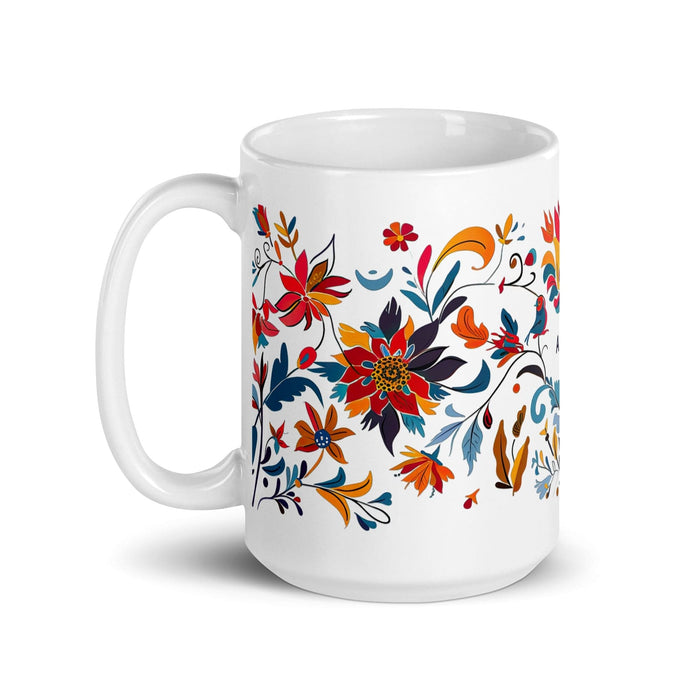 Aranza Exclusive Name Art Piece Home Office Work Coffee Mug Mexican Spanish Pride Gift Cup One-Of-A-Kind Calligraphy White Glossy Mug | A28 Mexicada