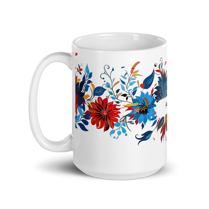 Aranza Exclusive Name Art Piece Home Office Work Coffee Mug Mexican Spanish Pride Gift Cup One-Of-A-Kind Calligraphy White Glossy Mug | A29 Mexicada