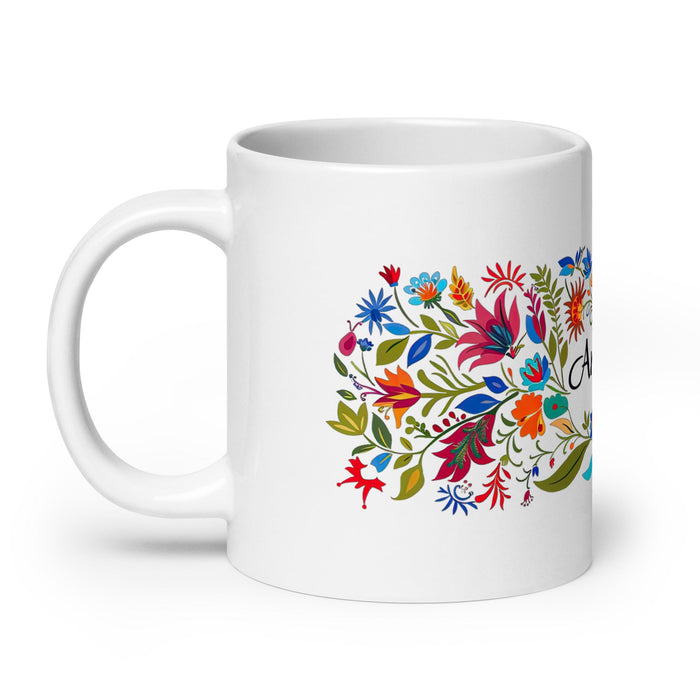 Aranza Exclusive Name Art Piece Home Office Work Coffee Mug Mexican Spanish Pride Gift Cup One - Of - A - Kind Calligraphy White Glossy Mug | A3 - Mexicada