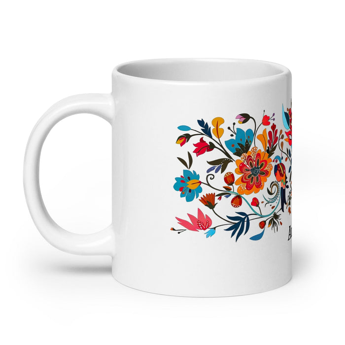 Aranza Exclusive Name Art Piece Home Office Work Coffee Mug Mexican Spanish Pride Gift Cup One-Of-A-Kind Calligraphy White Glossy Mug | A30 Mexicada