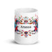 Aranza Exclusive Name Art Piece Home Office Work Coffee Mug Mexican Spanish Pride Gift Cup One-Of-A-Kind Calligraphy White Glossy Mug | A5 Mexicada