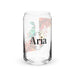 Aria Exclusive Name Art Piece Can - Shaped Glass Home Office Work Mexican Spanish Pride Gift Cup One - Of - A - Kind Calligraphy Glass | A12 - Mexicada