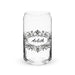 Arleth Exclusive Name Art Piece Can-Shaped Glass Home Office Work Mexican Spanish Pride Gift Cup One-Of-A-Kind Calligraphy Glass | A8 Mexicada 16 oz (No Lid No Straw)