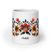 Arleth Exclusive Name Art Piece Home Office Work Coffee Mug Mexican Spanish Pride Gift Cup One - Of - A - Kind Calligraphy White Glossy Mug | A12 - Mexicada