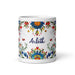 Arleth Exclusive Name Art Piece Home Office Work Coffee Mug Mexican Spanish Pride Gift Cup One - Of - A - Kind Calligraphy White Glossy Mug | A13 - Mexicada